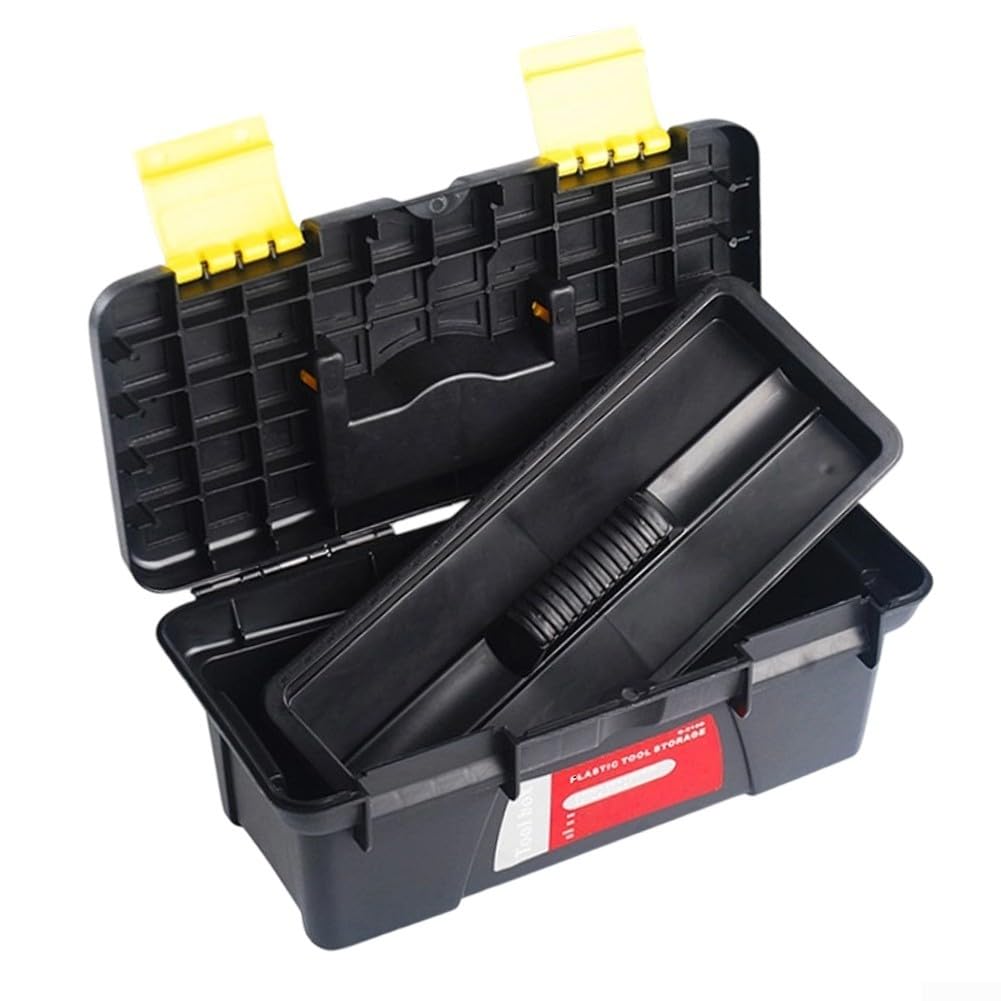 10-Inch Two-Layer Plastic Toolbox with Secure Latch I7005