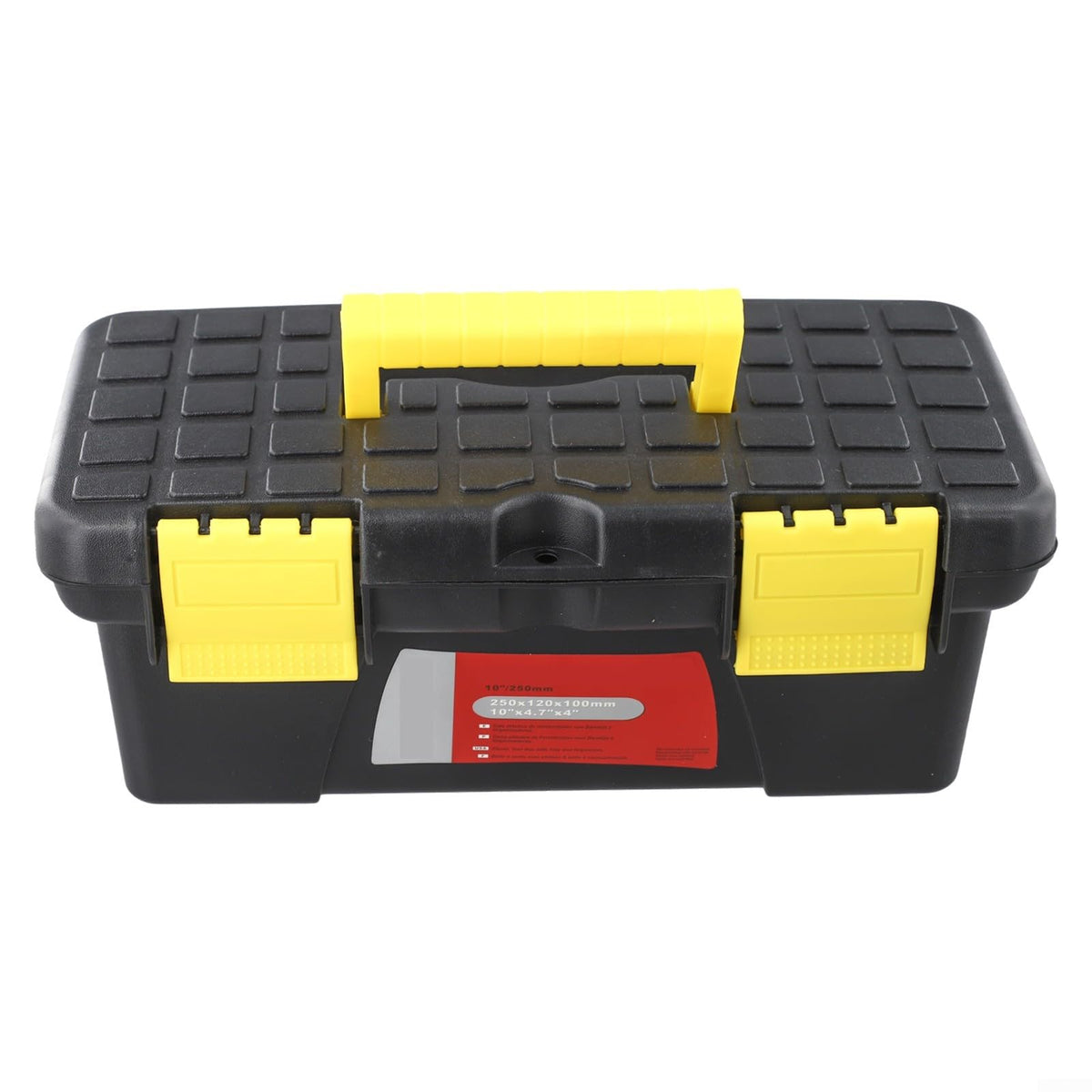 10-Inch Two-Layer Plastic Toolbox with Secure Latch I7005