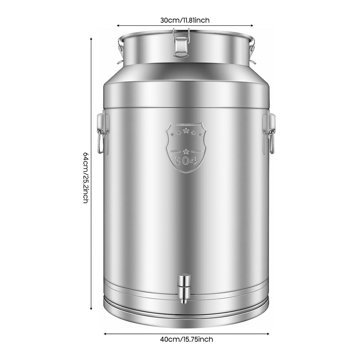 20Gal Stainless Steel Water Dispenser with Faucet E878