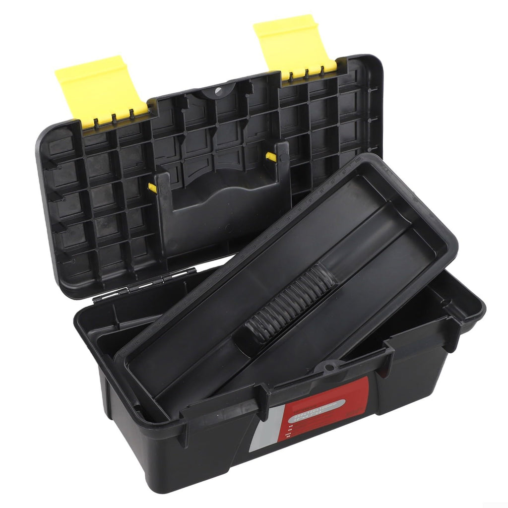 10-Inch Two-Layer Plastic Toolbox with Secure Latch I7005