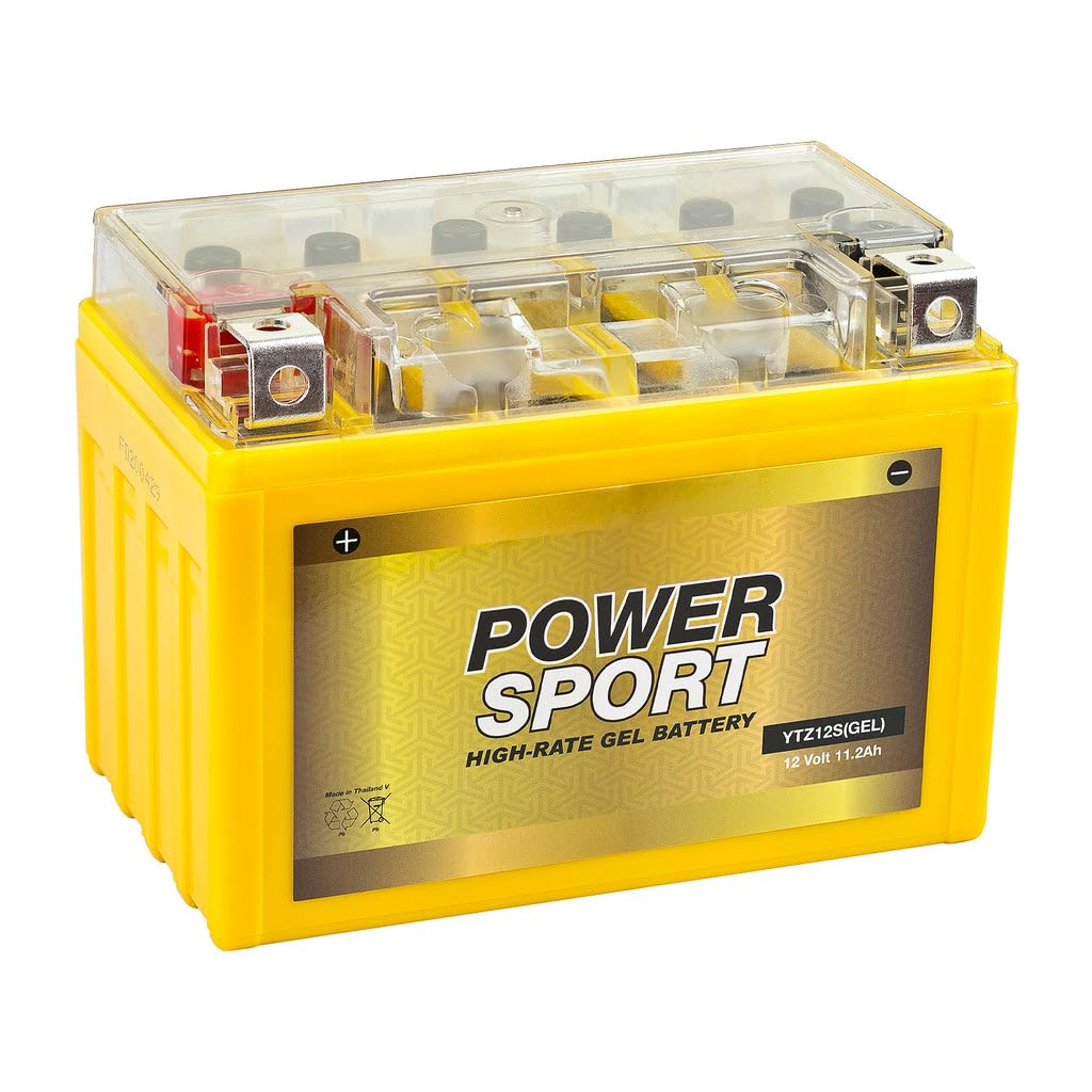 12V 11.2Ah 200 CCA GEL Motorcycle Battery with Nut & Bolt Terminals R58900