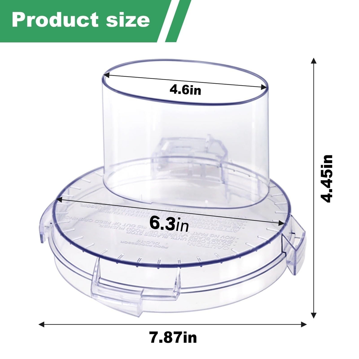 Work Bowl Cover Food Processor Replacement Parts D632