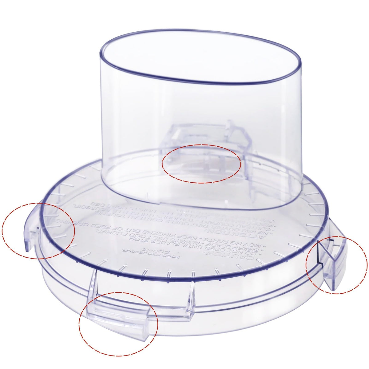 Work Bowl Cover Food Processor Replacement Parts D632