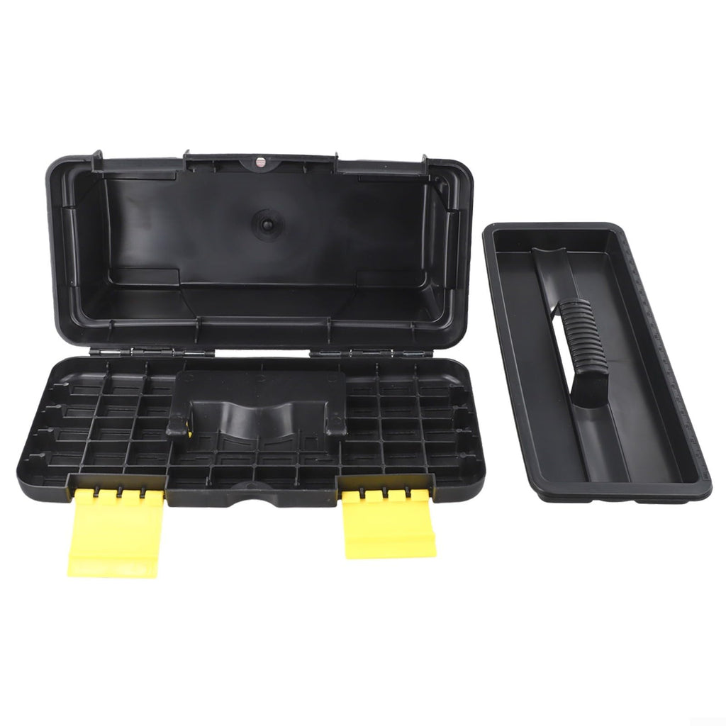 10-Inch Two-Layer Plastic Toolbox with Secure Latch I7005