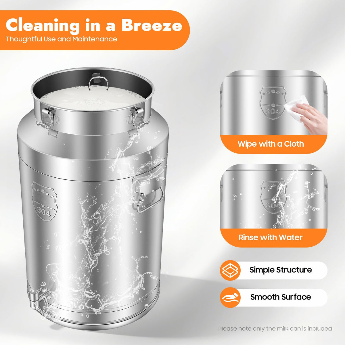20Gal Stainless Steel Water Dispenser with Faucet E878