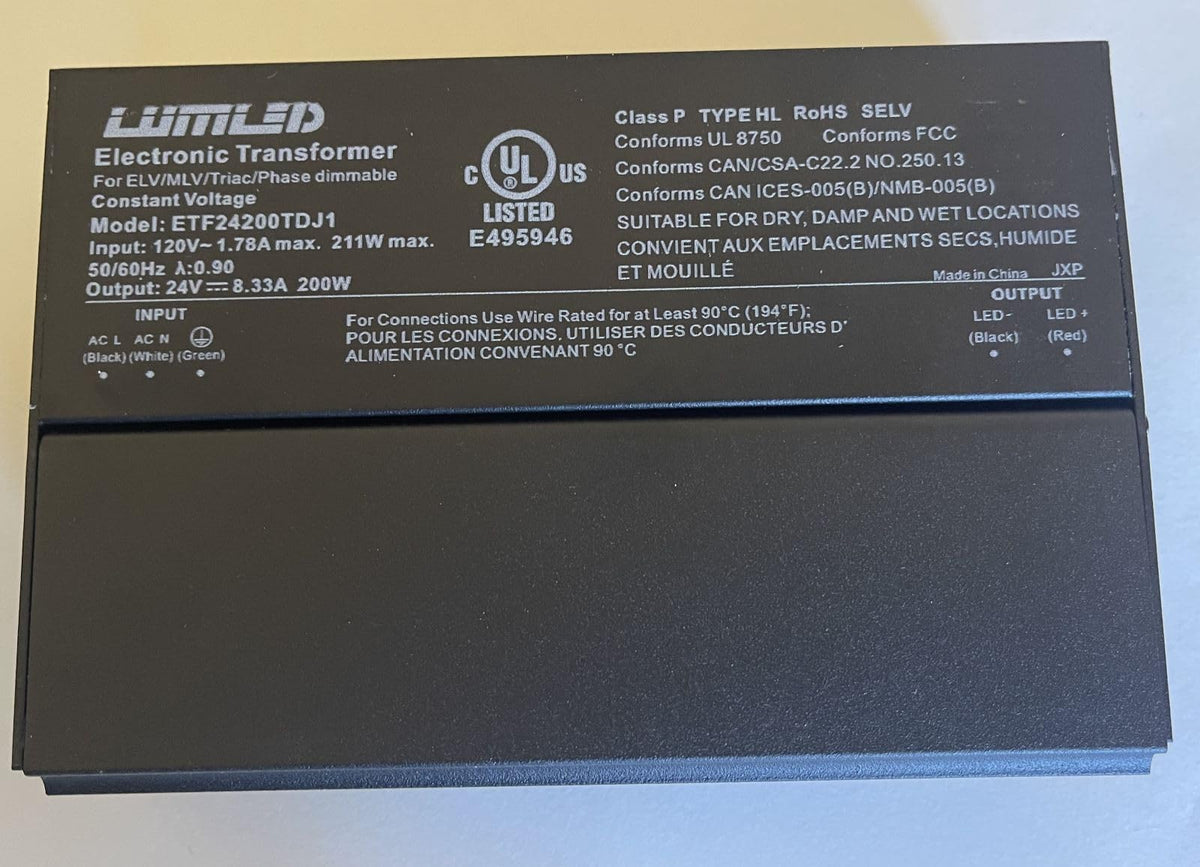 200W 24V Dimmable LED Transformer M96458