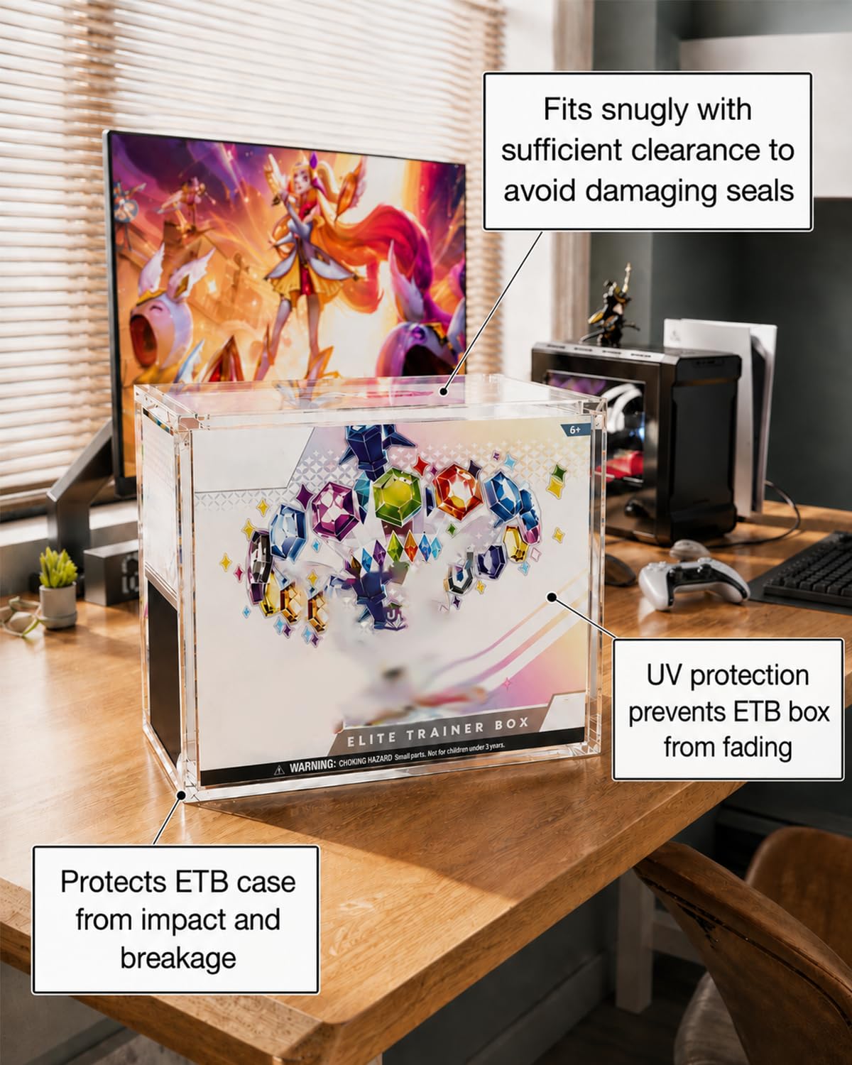 Clear Acrylic Display Box P624