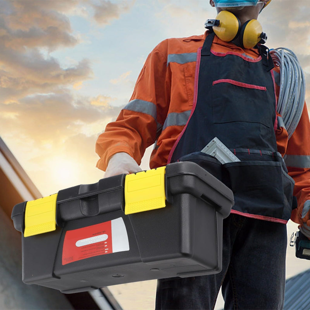 10-Inch Two-Layer Plastic Toolbox with Secure Latch I7005