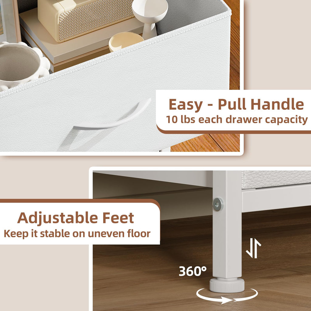 White 3 Drawer Dresser B449938