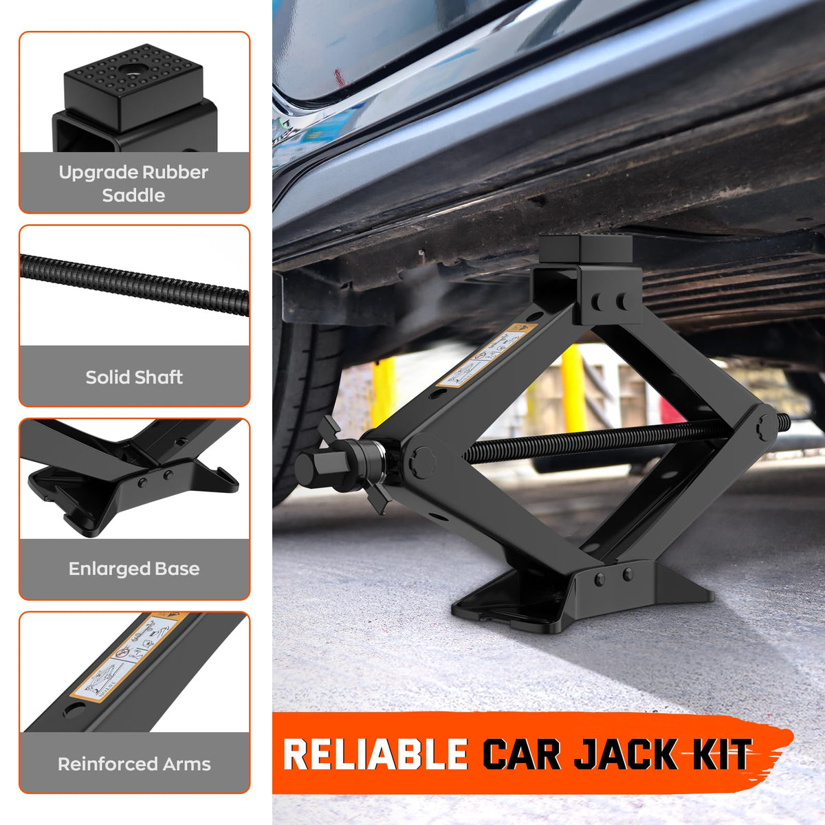 3 Ton Portable Scissor Jack H49487