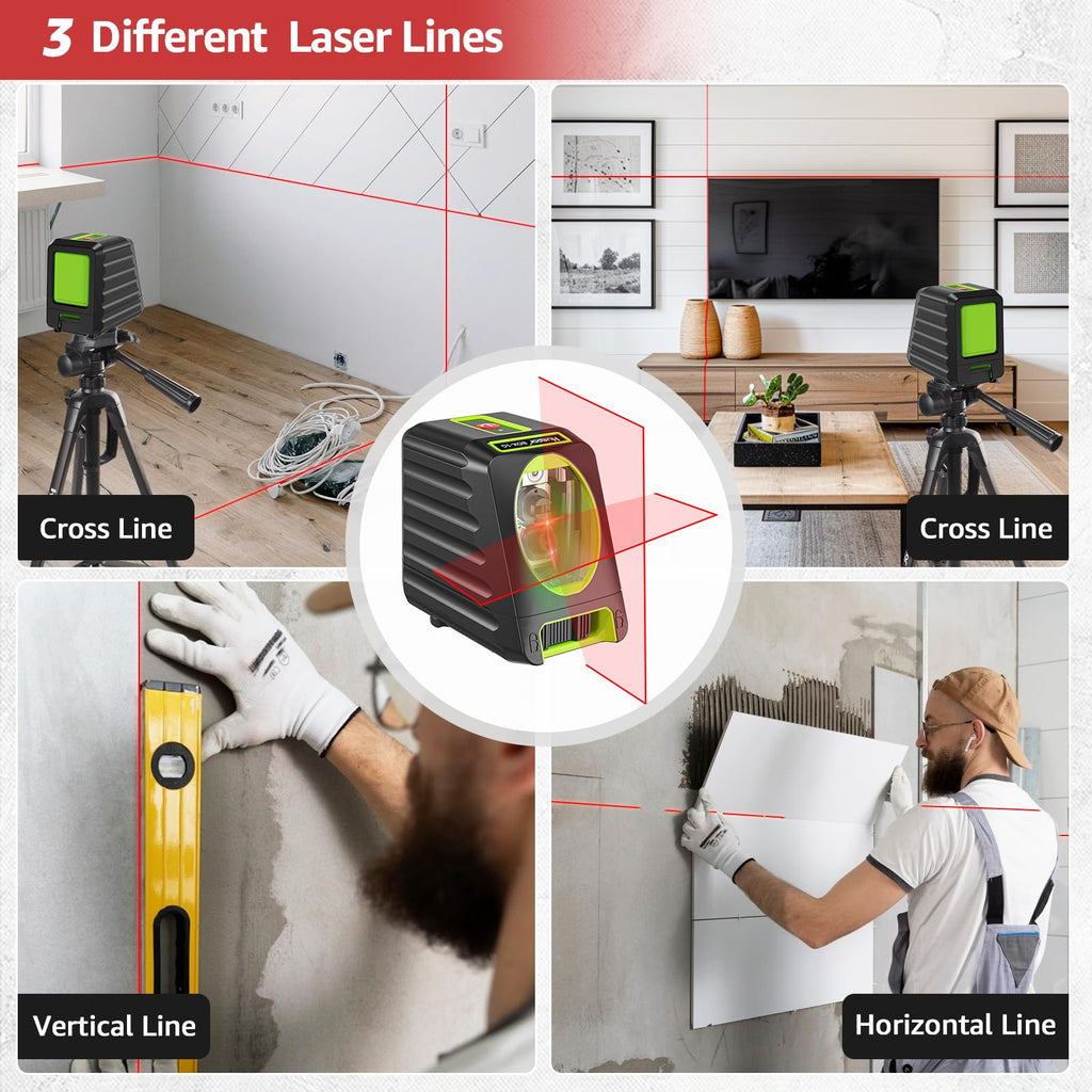 150Ft Red Self Leveling Laser Level with Tripod Y68428