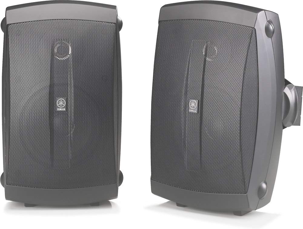 2-Way Indoor/Outdoor Speakers Pair Black A818