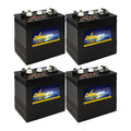 6V 260Ah Flooded Lead Acid Deep Cycle Battery Pack of 4 T3248